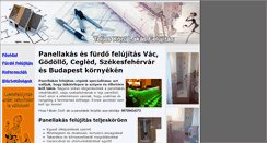 Desktop Screenshot of panellakasfelujitas.com